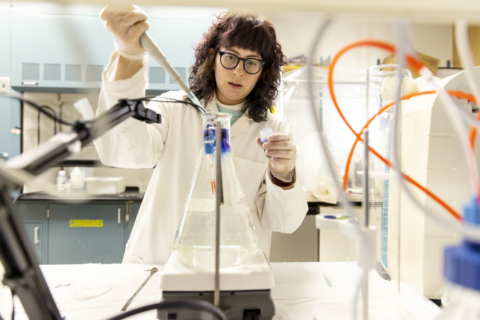 scientist working in a lab