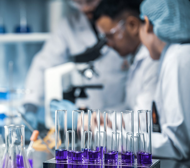 UW researchers in lab